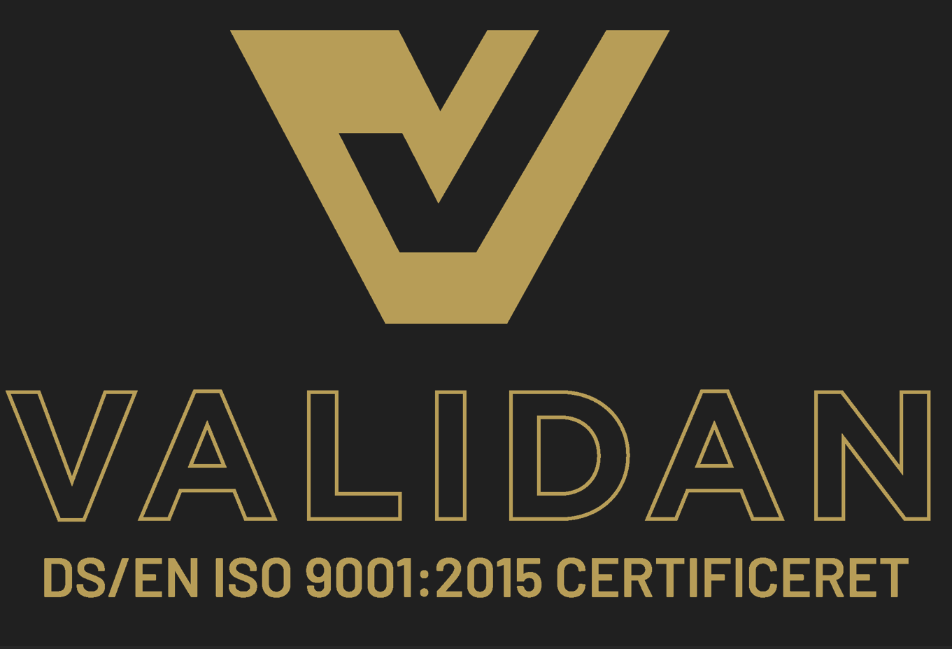 ISO 9001:2015 certificeret